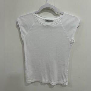 Zara White T-shirt Tank